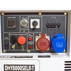 Hyundai DHY8000SELR-T 5800W 3-Phase Diesel Generator – view 2