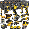 DEWALT 20V MAX XR Brushless 13 Tool Combo Kit with 3 x 5.0Ah Batteries, Charger & TSTAK Storage (DCKT4T13B3)