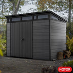 Keter Cortina 9 x 7 ft Resin Storage Shed – view 2