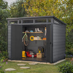 Keter Cortina 9 x 7 ft Resin Storage Shed – view 5