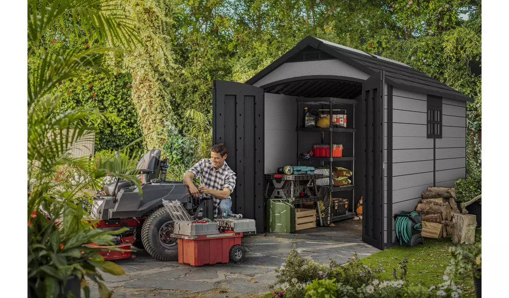Keter Premier 7.5 x 11 ft Resin Storage Shed – view 2