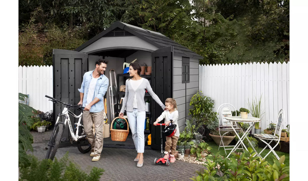 Keter Premier 7.5 x 9 ft Resin Storage Shed – view 2