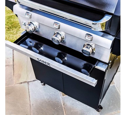 Saber Deluxe 3-Burner Infrared Gas Grill – view 7