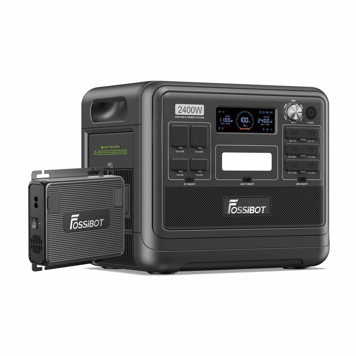 2048Wh Portable Power Station 2400W LiFePO4 – view 14