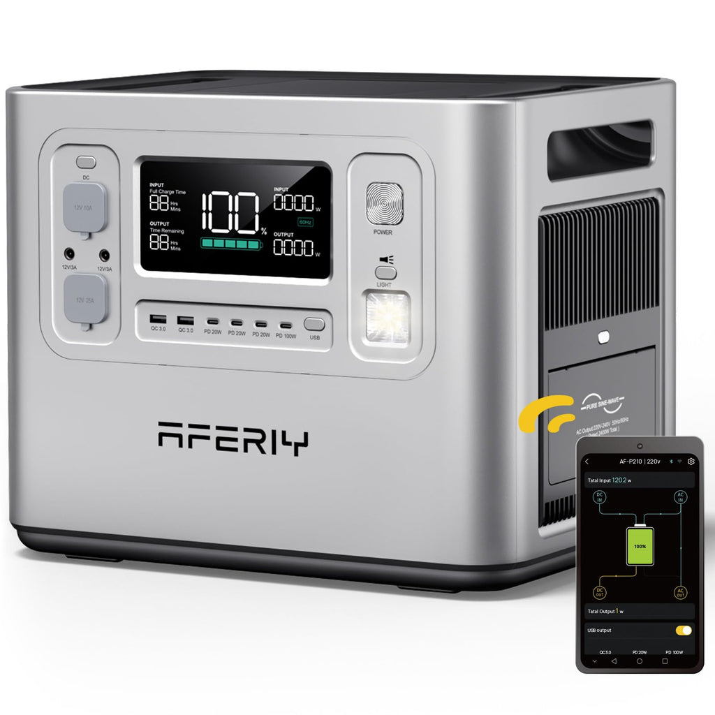 2048Wh 2400W Portable Power Station LiFePO4