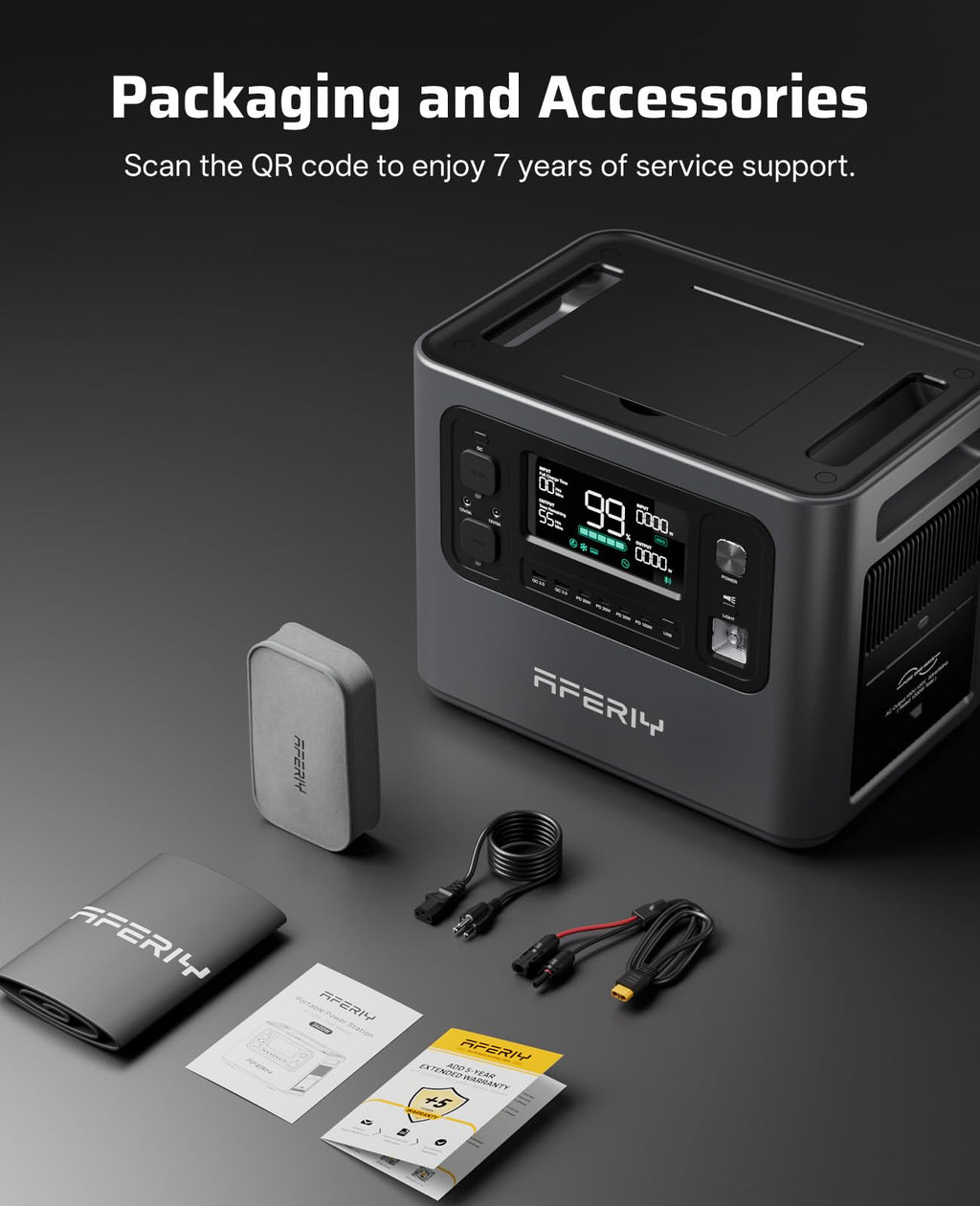 AFERIY P210 Solar Generator 2048Wh 2400W (4800W Peak) – view 8