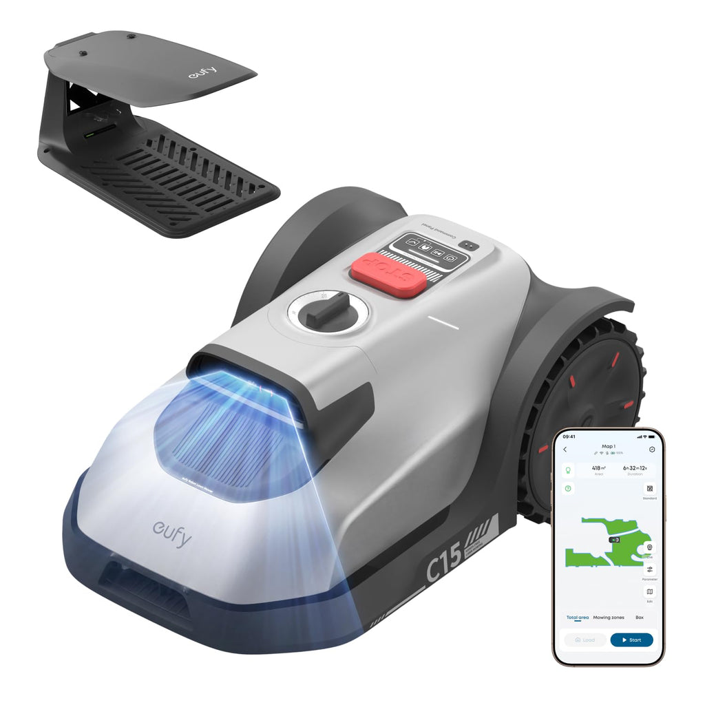 eufy C15 Robot Lawn Mower with Garage