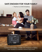 2048Wh Portable Power Station 2000W LiFePO4 – view 6