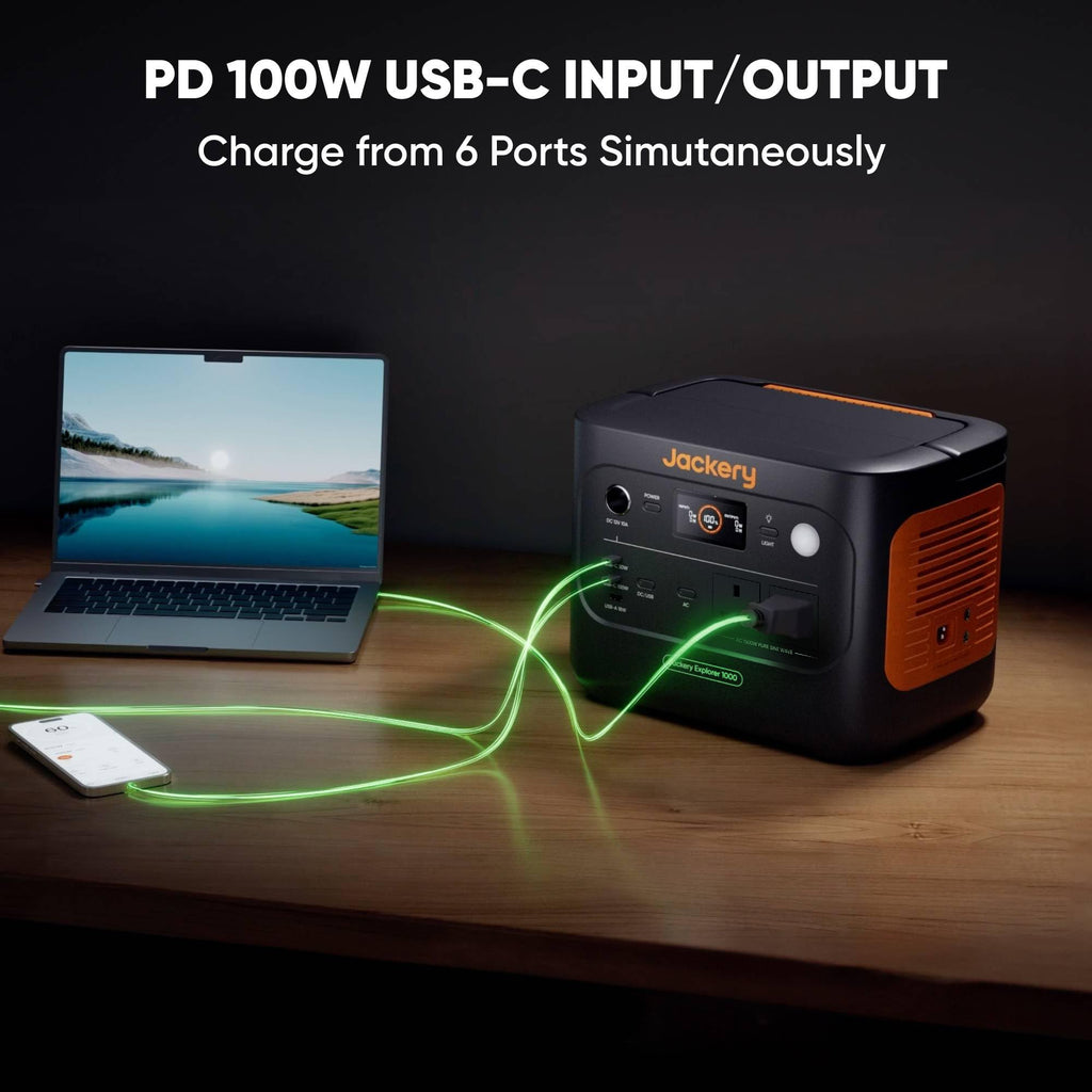 1070Wh 1500W Portable Power Station LiFePO4 – view 8