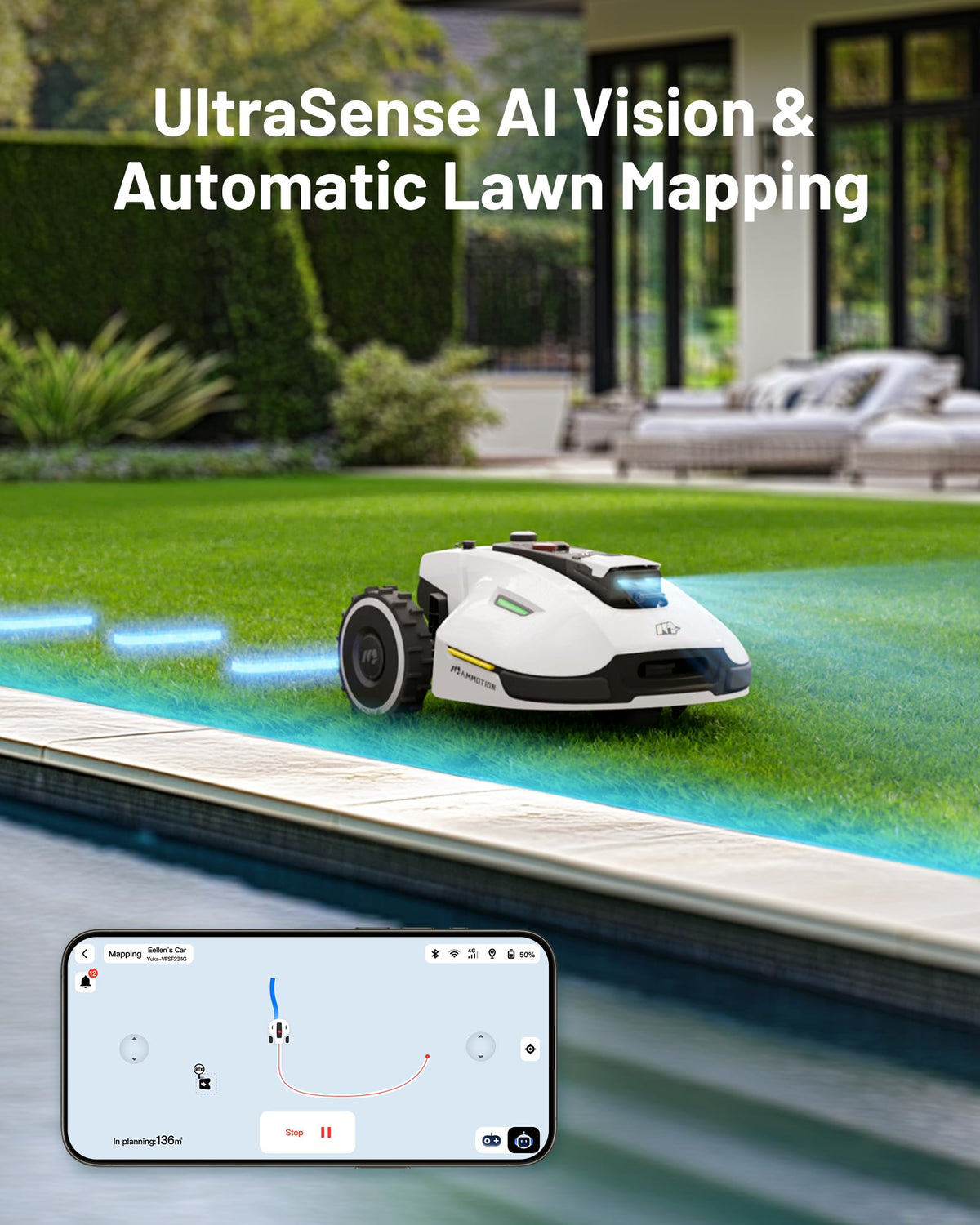 Mammotion YUKA 3000 Robot Lawn Mower – view 2