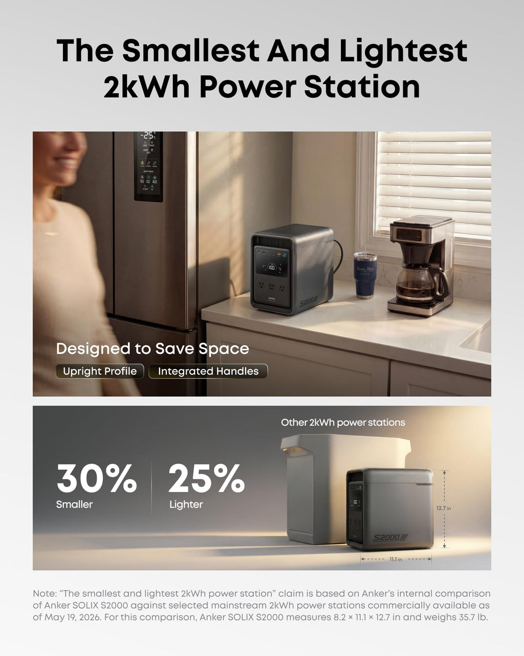 Anker SOLIX S2000 Portable Power Station 2010Wh 3000W Peak – view 4