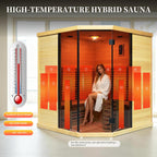 Corner Hybrid Sauna 3 Person – view 5