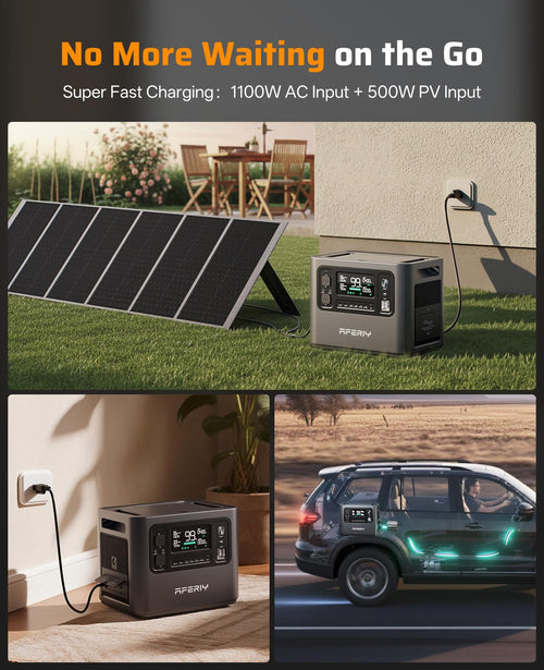 AFERIY P210 Solar Generator 2048Wh 2400W (4800W Peak) – view 2