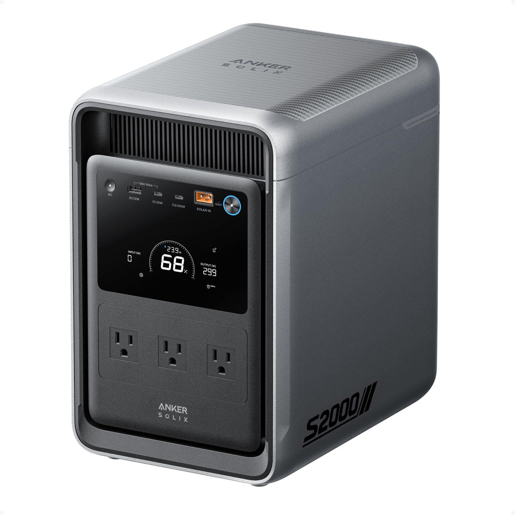 Anker SOLIX S2000 Portable Power Station 2010Wh 3000W Peak