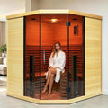 Corner Hybrid Sauna 3 Person