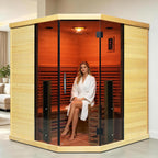 Corner Hybrid Sauna 3 Person