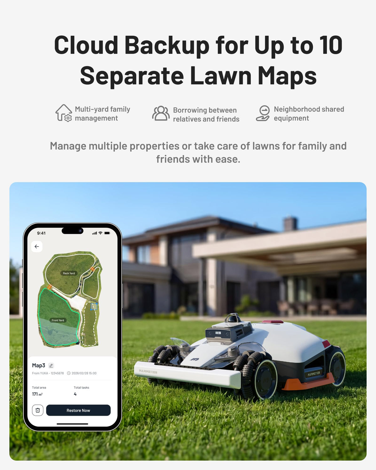 Mammotion LUBA 3 AWD 3000 Robot Lawn Mower – view 6