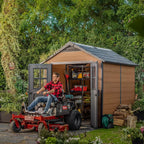 Keter Newton 7 x 9 ft Resin Storage Shed – view 3