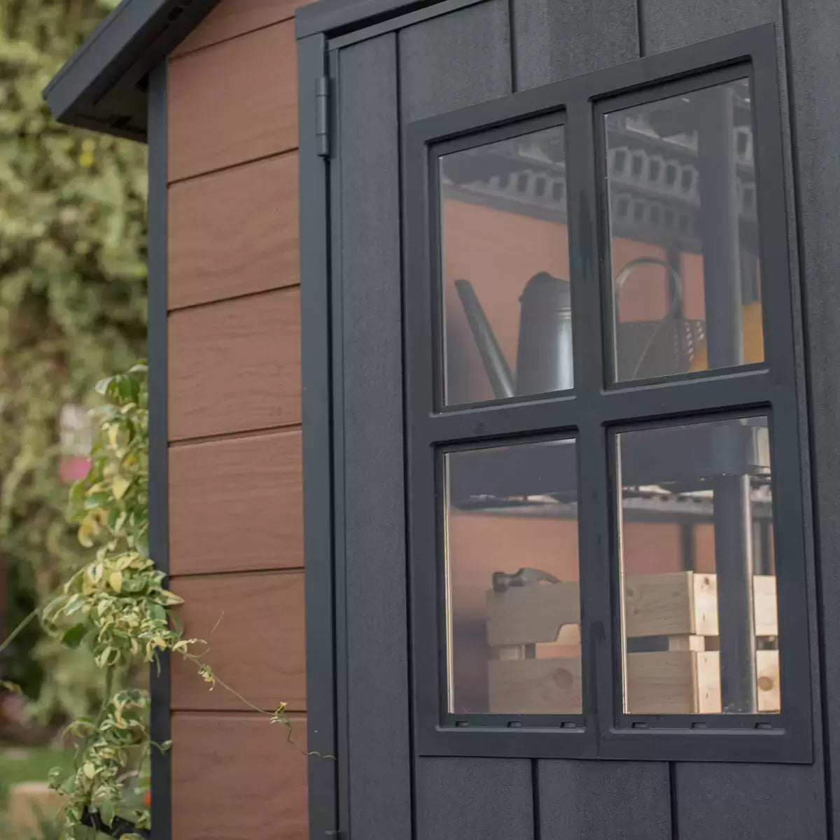 Keter Newton 7 x 9 ft Resin Storage Shed – view 7