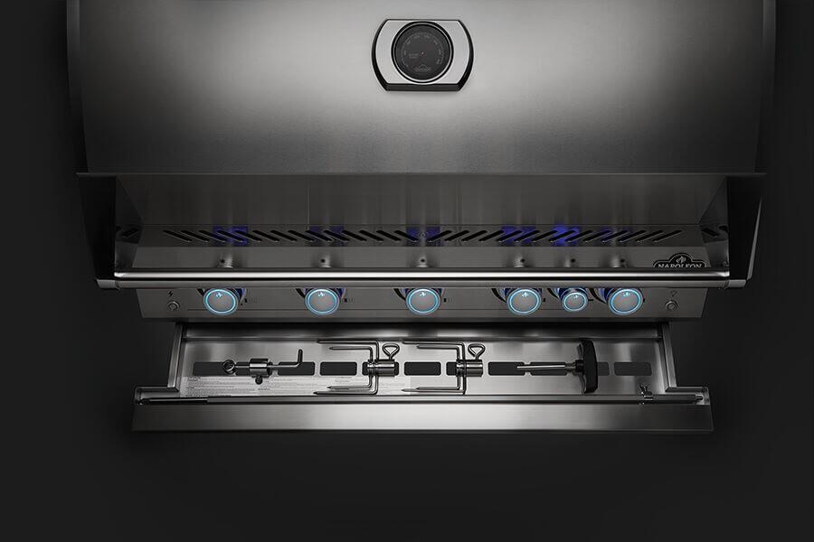 Napoleon Built-In 700 Series 32 in Stainless Steel Gas Grill Head with Infrared Rear Burner – view 5