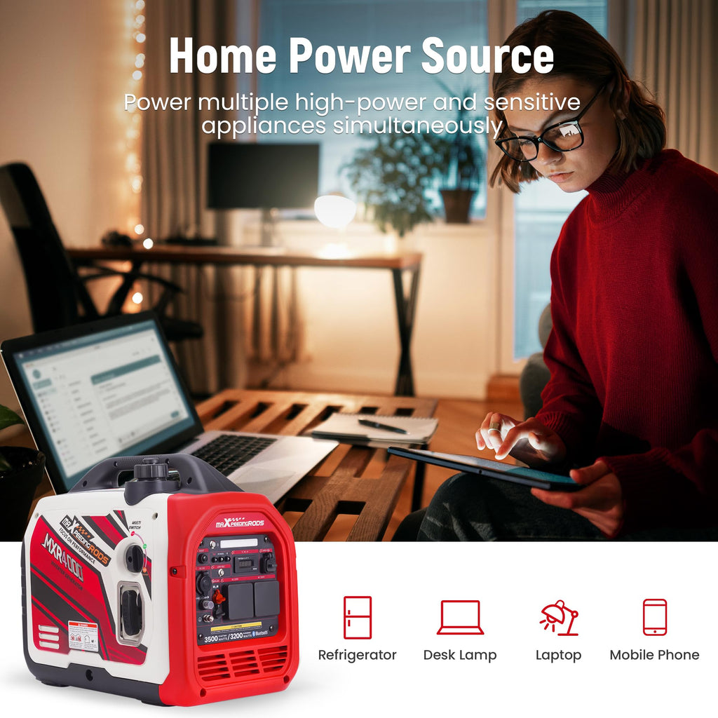 3500W Gas Portable Generator – view 6