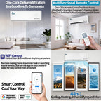12000 BTU Ductless Mini Split Air Conditioner & Heat Pump – view 2