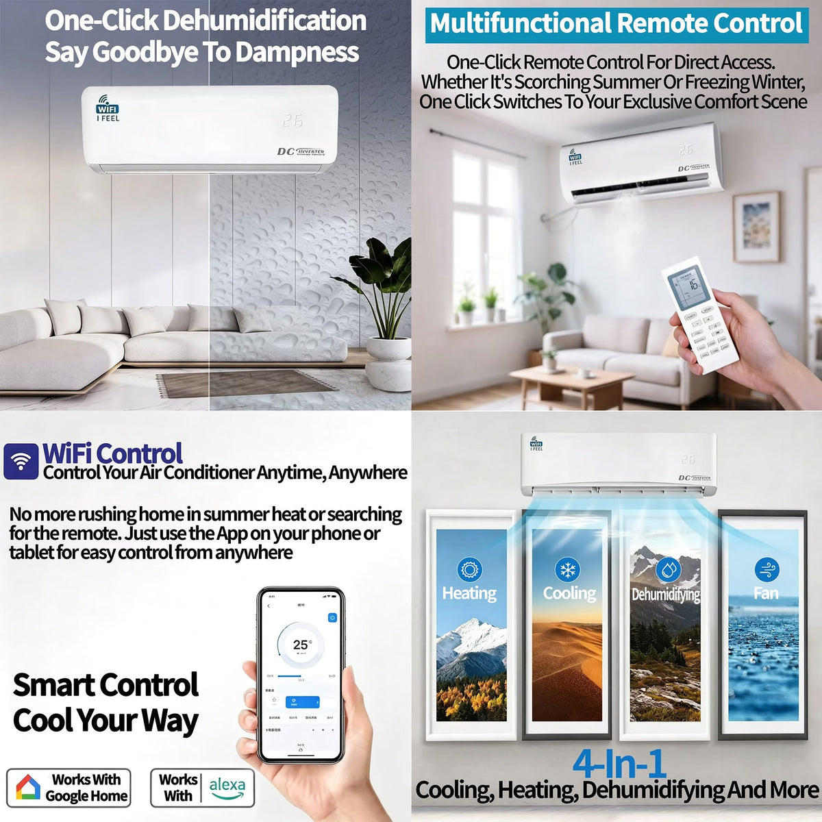 12000 BTU Ductless Mini Split Air Conditioner & Heat Pump – view 2