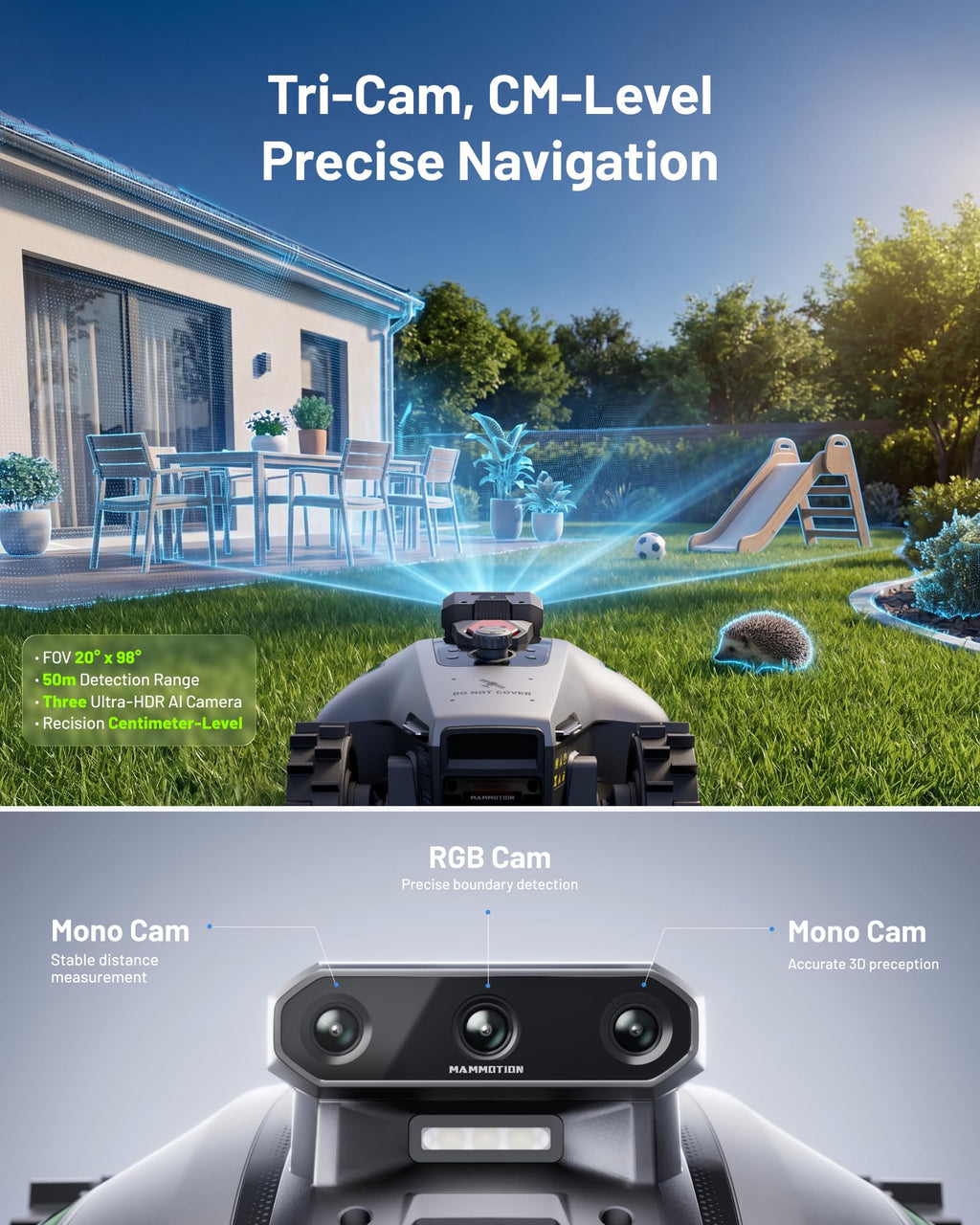 Mammotion YUKA mini 2 500 Robot Lawn Mower – view 2
