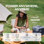 768Wh Portable Power Station 1600W Peak – view 4