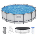 Bestway Steel Pro MAX 14 ft x 42 in Round Above Ground Pool Set