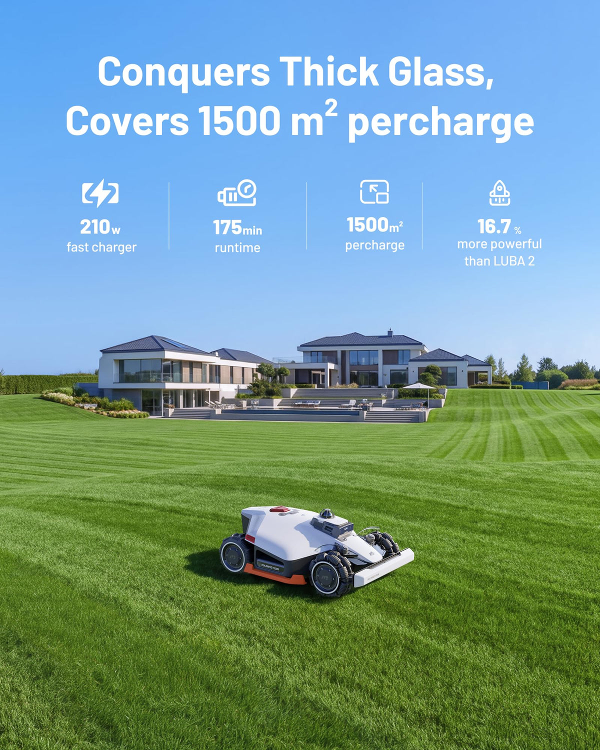 Mammotion LUBA 3 AWD 1500 Robot Lawn Mower – view 6