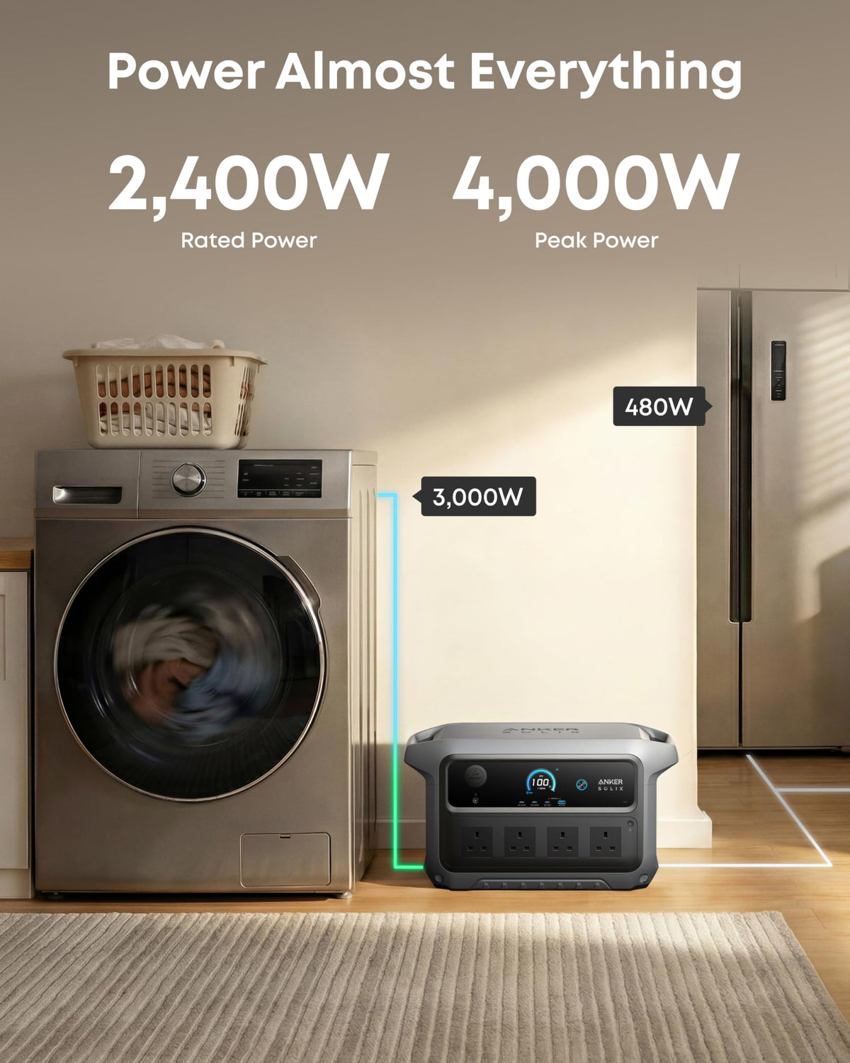 Anker SOLIX C2000 Gen 2 Portable Power Station 2048Wh 2400W – view 8