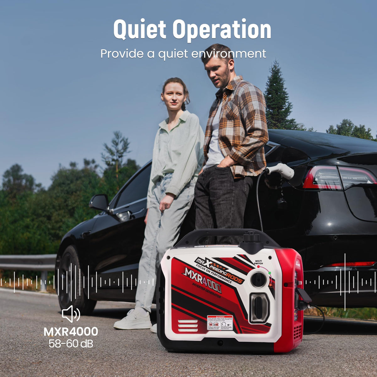 3500W Gas Portable Generator – view 5