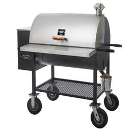 Pitts & Spitts Maverick 850 Wood Pellet Grill & Smoker with Wheel Upgrade
