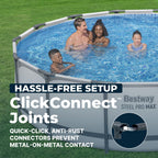 Bestway Steel Pro MAX 14 ft x 42 in Round Above Ground Pool Set – view 5