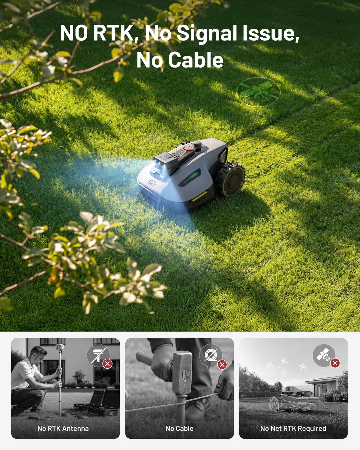 Mammotion YUKA mini 2 500 Robot Lawn Mower – view 3