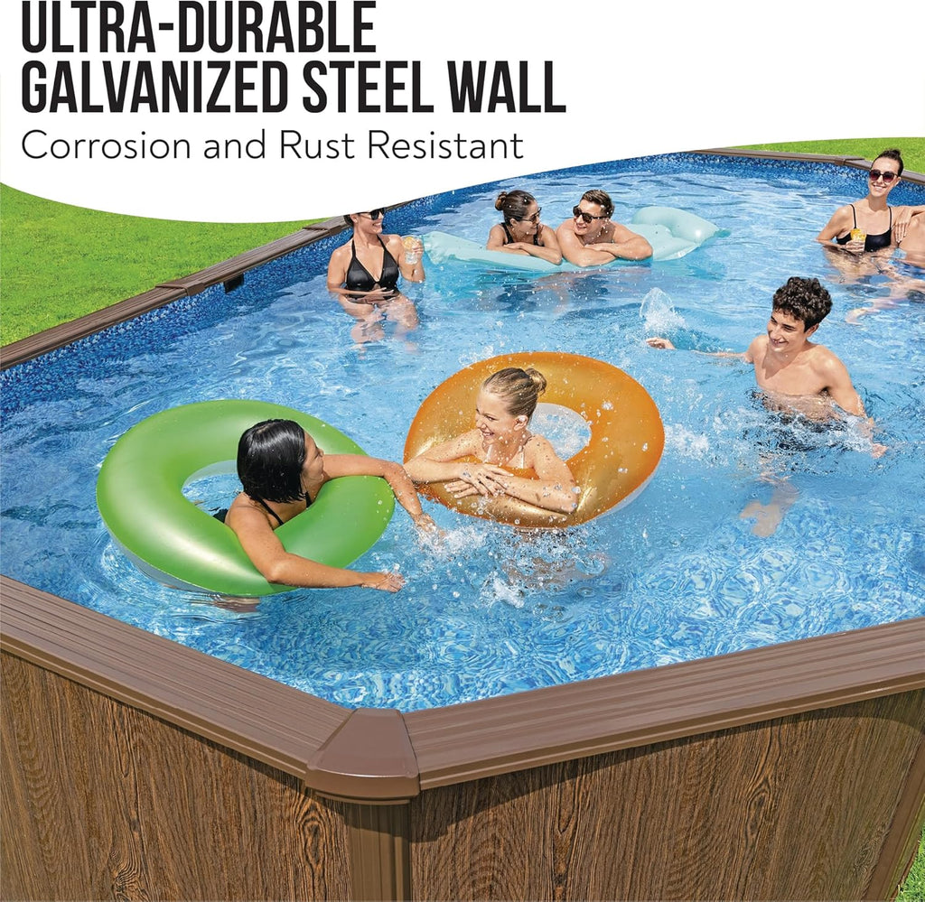 Bestway Hydrium 24 ft Oval Above Ground Pool Set – view 3