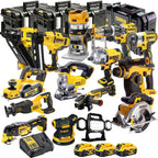 DEWALT 20V MAX XR 15 Tool Combo Kit with 3 x 5.0Ah Batteries & Charger