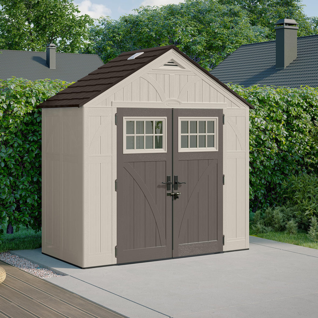 Suncast Tremont 8 x 4 ft Resin Storage Shed