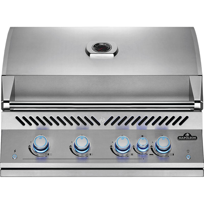 Napoleon Built-In 700 Series 32 in Stainless Steel Gas Grill Head with Infrared Rear Burner