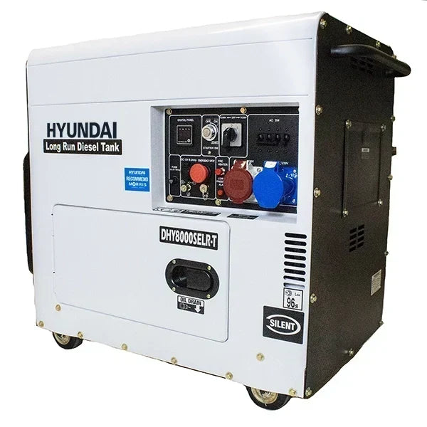 Hyundai DHY8000SELR-T 5800W 3-Phase Diesel Generator – view 5