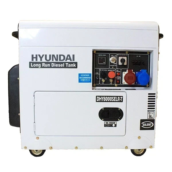 Hyundai DHY8000SELR-T 5800W 3-Phase Diesel Generator – view 6