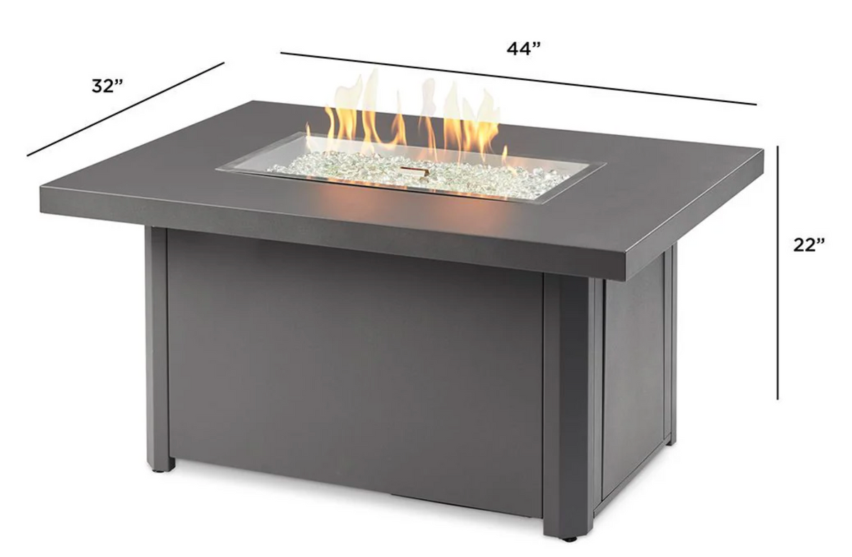 Outdoor GreatRoom Caden CAD-1224 Chat Height Gas Fire Pit Table – view 3
