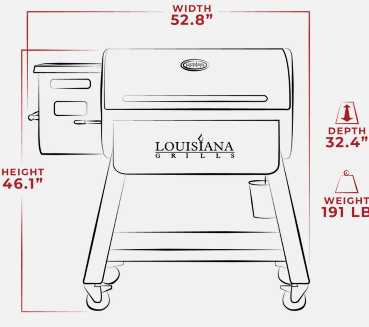 Louisiana Grills 1000 Black Label Series Wood Pellet Grill & Smoker with Wi-Fi Control – view 2