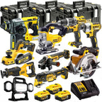 DEWALT 20V MAX XR 10 Tool Combo Kit with 3 x 5.0Ah Batteries, Charger & ToughSystem Box (DCKT4T10P4)