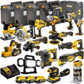 DEWALT 20V MAX XR 15 Tool Combo Kit with 3 x 5.0Ah Batteries