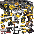 DEWALT 20V MAX XR 15 Tool Combo Kit with 3 x 5.0Ah Batteries, Accessories & ToughSystem Cases (DCKT4T15B4A)