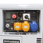Hyundai DHY6000SE 5200W Diesel Generator – view 4