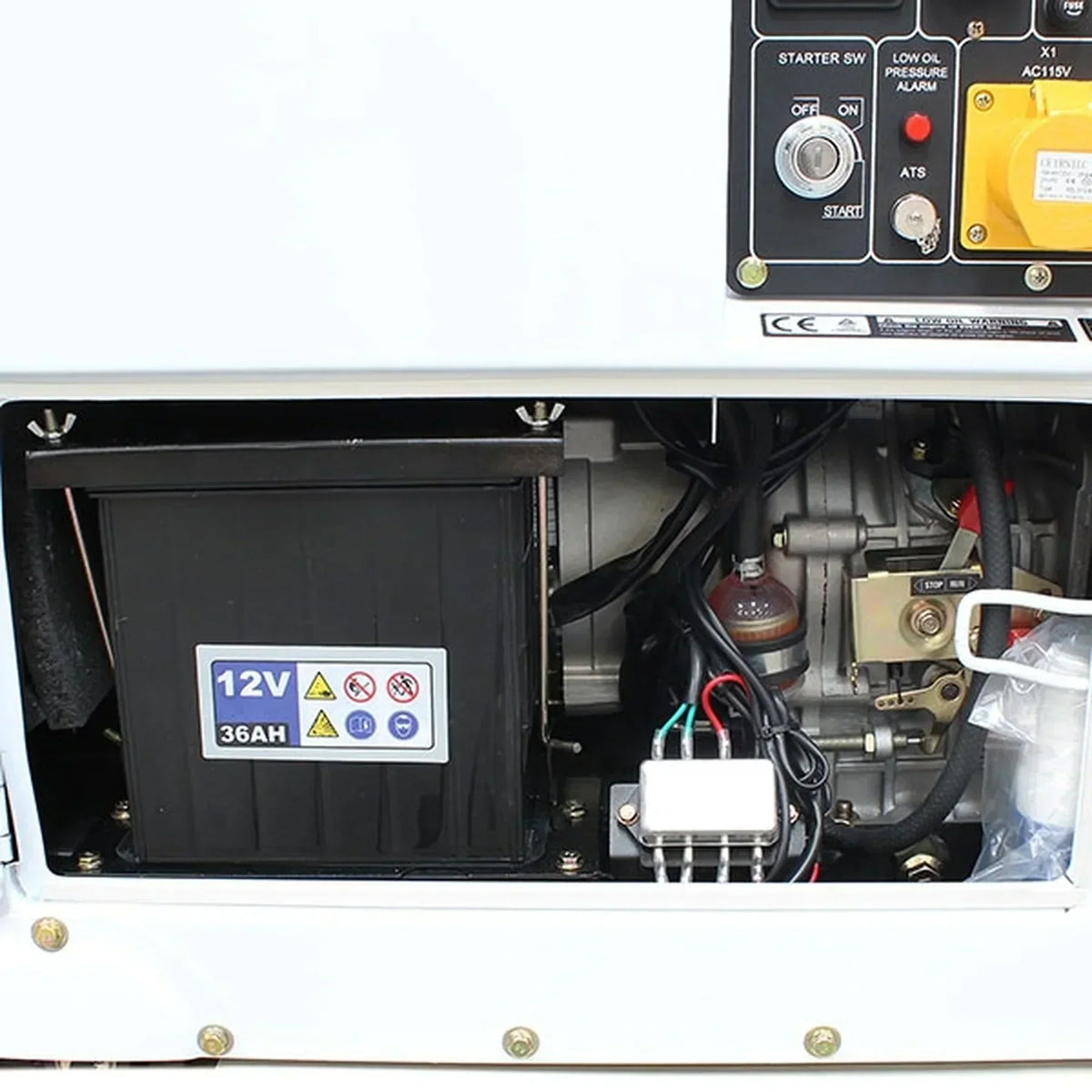 Hyundai DHY6000SE 5200W Diesel Generator – view 5