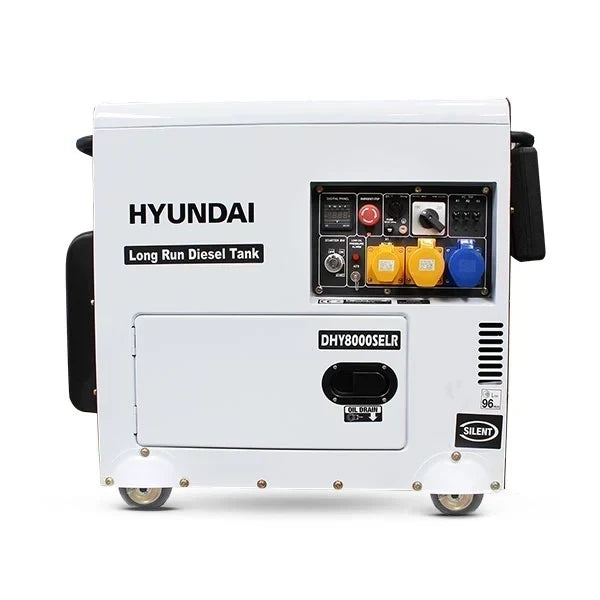 Hyundai DHY8000SELR 5800W Diesel Generator – view 5